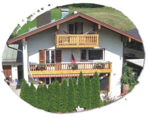 Blick auf unser Haus